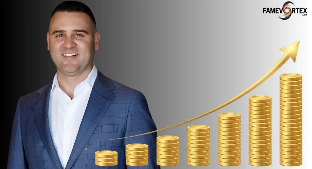 Financial growth illustration representing estimated private wealth